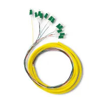 Qoltec 12 x Pigtail fiber optic LC/APC Singlemode G657A2 2m