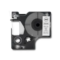 Qoltec Tape for DYMO D1 43613 6mm x 7m White / Black overprint