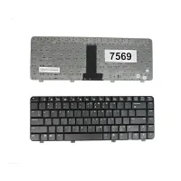 Qoltec Keyboard for HP DV2000 V3000 Black