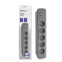 Qoltec Power strip 5 sockets 1.8m Grey