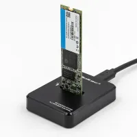 Qoltec Docking station SSD M.2 SATA/PCIe NGFF/NVMe USB 3.1