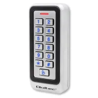 Qoltec Code lock RHEA with RFID reader Code Card key fob Doorbell IP68 EM