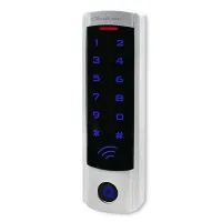 Qoltec Code lock DIONE with RFID reader Code Card key fob Doorbell button IP68 EM