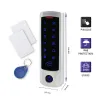 Qoltec Code lock DIONE with RFID reader Code Card key fob Doorbell button IP68 EM