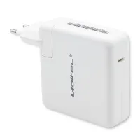 Qoltec Power charger FAST 96W 5-20V 3- 4.7A USB C PD Laptop Smartfon White