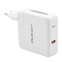 Qoltec Power charger GaN FAST 108W 5-20V 3- 4.7A USB C Laptop Smartfon White