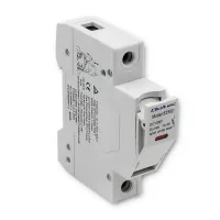 Qoltec Fuse base with diode + DC fuse 1P1000V 30A 10x38 solar