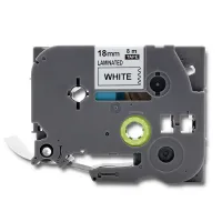 Qoltec Tape for BROTHER TZ2-241 18mm x 8m White/ Black print