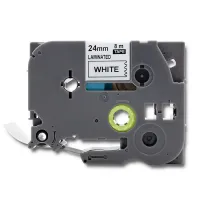 Qoltec Tape for BROTHER TZ2-251 24mm x 8m White/Black print