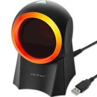 Qoltec Stationary barcode reader and QR code scanner 1D 2D USB