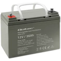 Qoltec AGM battery 12V 36Ah Maintenance-free Efficient LongLife for UPS, scooter