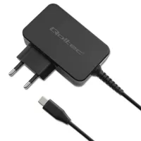 Qoltec GaN POWER PRO charger 1xUSB-C 65W 5-20V 3-3.25A Laptop Smartfon Black