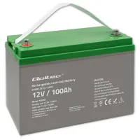 Qoltec AGM battery 12V 100Ah 28.1kg Maintenance-free Strong LongLife for UPS, RV, boat, heater