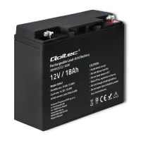 Qoltec AGM battery 12V 18Ah Maintenance-free Efficient LongLife for UPS, scooter