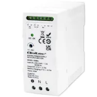 Qoltec Stable DIN Rail Power Supply with UPS function 60W