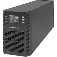 Qoltec Uninterruptible Power Supply UPS 2kVA 2000W Power factor 1.0 LCD EPO USB On-line
