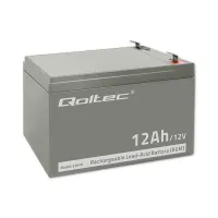 Qoltec AGM battery 12V 12Ah Maintenance-free Efficient LongLife for UPS, security