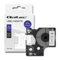 Qoltec Tape for DYMO D1 40913 9mm x 7m White / Black overprint