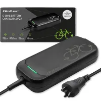 Qoltec Fast Charger for e-bike Bosch 36V 42V 2A Bosch plug water resistant + power cable