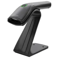 Qoltec Stationary barcode reader code scanner + reader stand 1D USB