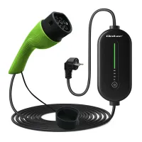 Qoltec Mobile EV Electric Car Charger with 2-in-1 Type 2 Adjustment 3.5kW 230V LCD LED 5m