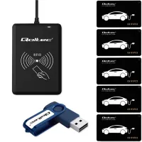 Qoltec EV Hotel System EV Card Programmer + Software + 5 EV Cards