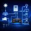 Qoltec Stable Energy storage LiFePO4 for RACK 5.12kWh 51.2V 100Ah BMS LCD