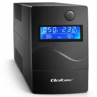Qoltec Uninterruptible Power Supply UPS Line Interactive Monolith 450VA 240W LCD USB RJ45