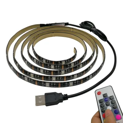 RGB TV/PC 30-LED set 1m USB RF pult