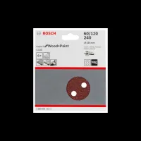 Puidu lihvpaber, PEX D=125mm,K60/120/240,6tk.