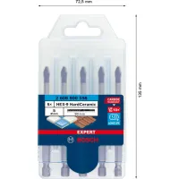 HEX-9 HardCeramic 5x90 mm, 5 tk.