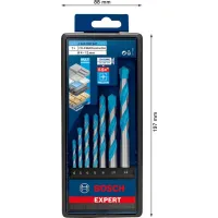 Univers.puuri kompl. 4/5/6/6/8/10/12 mm