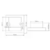 Puutetundlik LED dimmer 5-24V 8A toosi paigaldatav