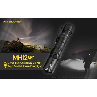 Nitecore MH12 V2.0 flashlight 1200 lm
