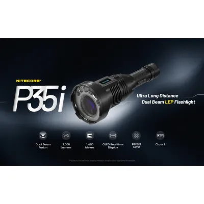 Nitecore P35i 3000lm фонарик