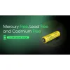 Nitecore NL2153 5300mAh 21700 Li-ion rechargeable battery 3.6V