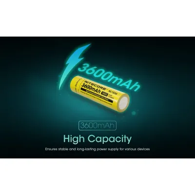 Nitecore NL1836 3600mAh 18650 Li-ion battery 8A 3.6V