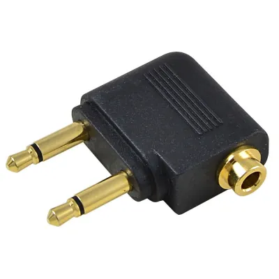 Travel airplane 3.5mm audio adapter