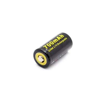 Soshine RCR123 700mAh 3.7V Li-ion rechargeable battery