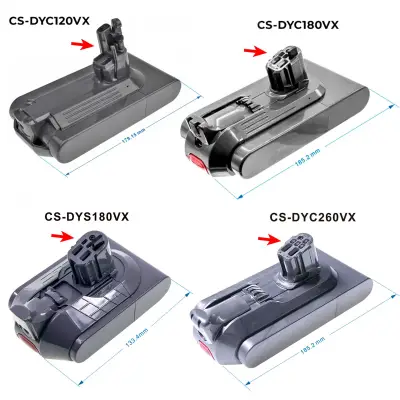 Dyson SV30,394167-1,386706-85,965470-01 2500mAh / 63.0Wh tolmuimeja aku