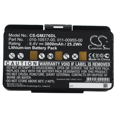 Garmin 010-10517-00, 011-00955-00, 010-10517-01 3000mAh GPS battery