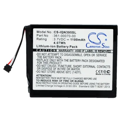 Garmin Nuvi 3597, Nuvi 3598 battery 1100mAh