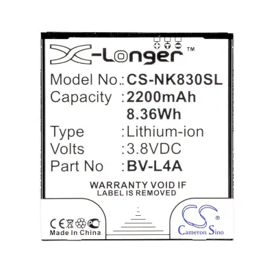 Microsoft Lumia 540 battery 2200mAh