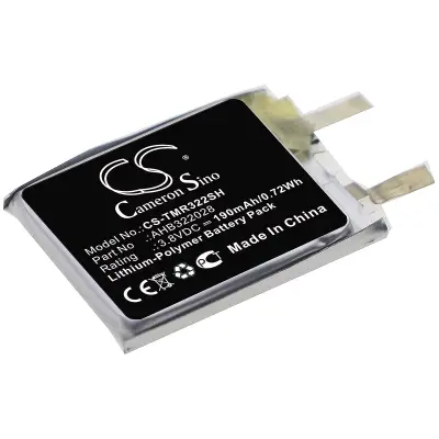 TomTom AHB322028, Runner Cardio 3.8V Li-Polymer 190mAh-0.72Wh battery