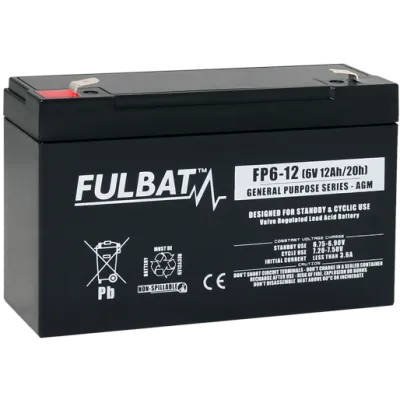 Fulbat FP6-12 6V 12Ah pliiaku