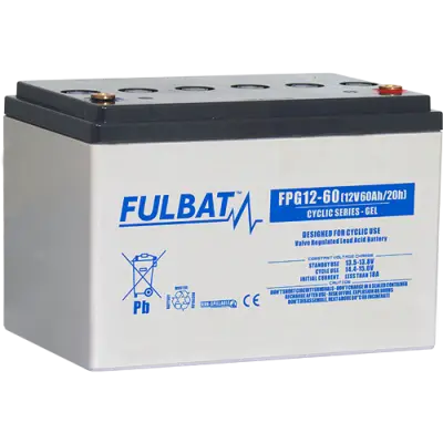 Fulbat FPG12-60 12V 60Ah GEL Cyclic Battery