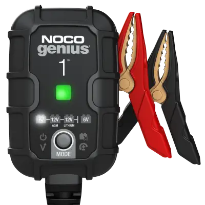 Noco GENIUS1 1A 6V/12V akulaadija