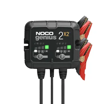 Noco GENIUS2 6V/12V 2x2A 2 kanaliga akulaadija