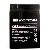 Ironcell 6V 5Ah pliiaku