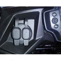 USB charger with 2 sockets panel mount and cable harness 2.3A/1A